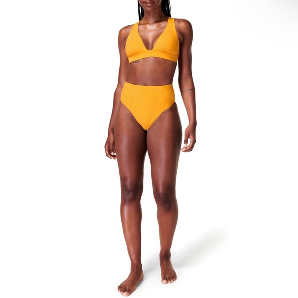NEW SWEATY BETTY YELLOW BIKINI TOP - Picture 10 of 10